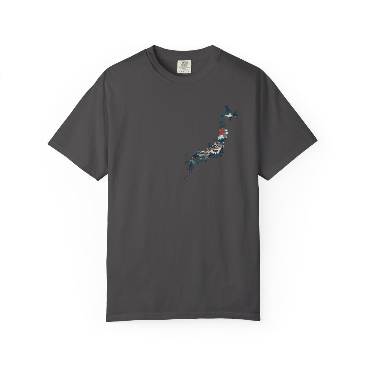 Japan Map Floral T-Shirt — Floral Japan Outline Tee