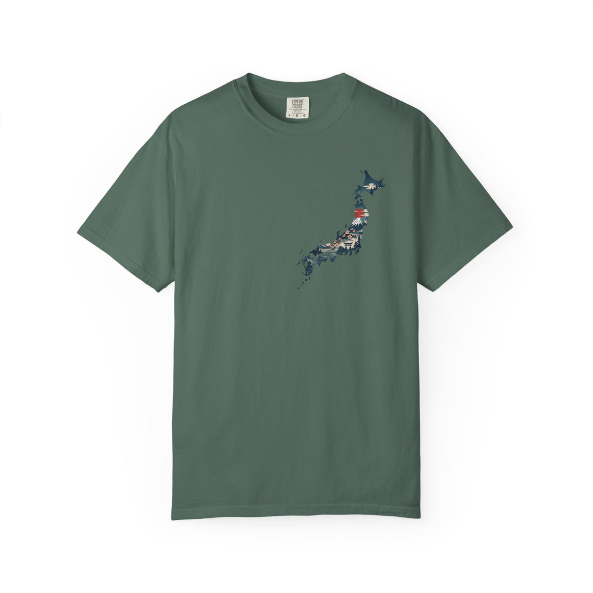 Japan Map Floral T-Shirt — Floral Japan Outline Tee