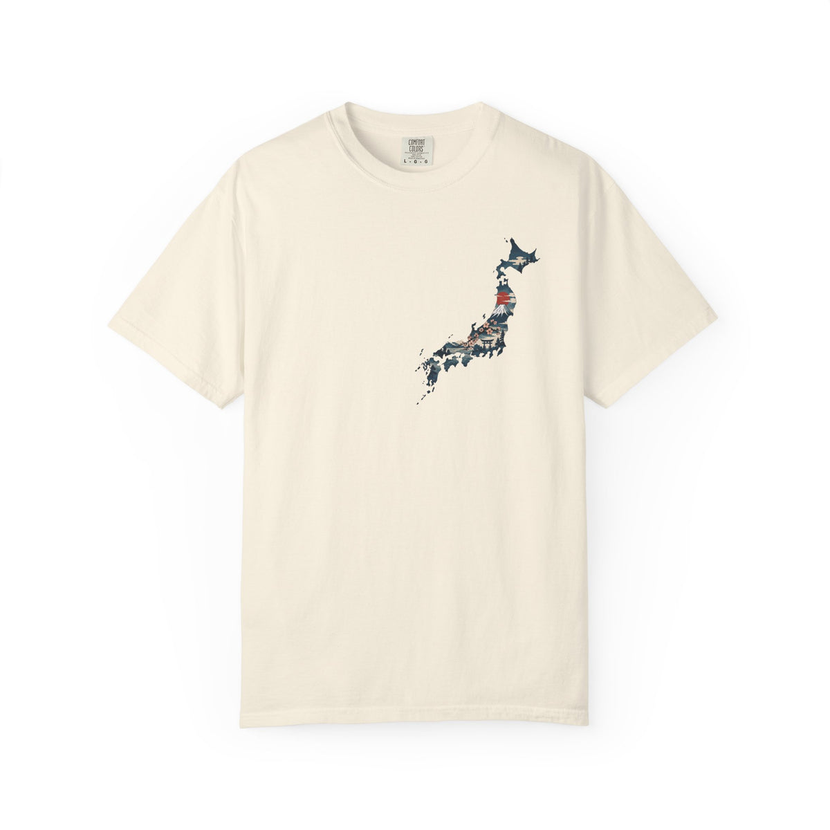 Japan Map Floral T-Shirt — Floral Japan Outline Tee