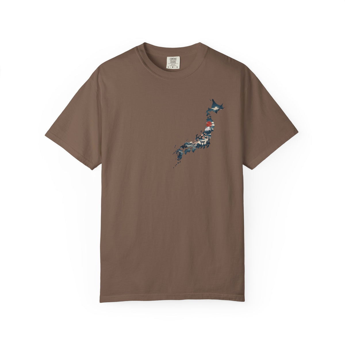 Japan Map Floral T-Shirt — Floral Japan Outline Tee